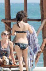 RACHEL BILSON in Bikini at a Pool in Cancun