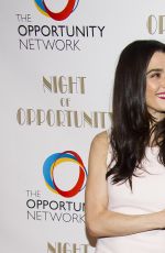RACHEL WEISZ at Night of Opportunity Gala