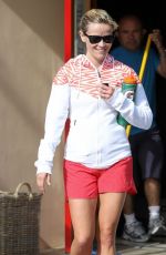 REESE WITHERPSOON in Shorts Leaves a Gym in Brentwood 0904