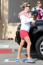 REESE WITHERPSOON in Shorts Leaves a Gym in Brentwood 0904