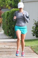 REESE WITHERSPOON Out Jogging in Brentwood 1204