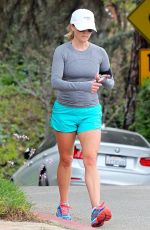 REESE WITHERSPOON Out Jogging in Brentwood 1204