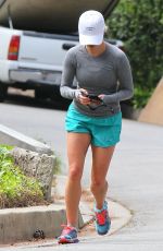REESE WITHERSPOON Out Jogging in Brentwood 1204