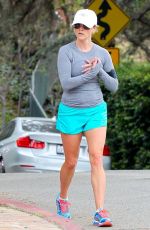 REESE WITHERSPOON Out Jogging in Brentwood 1204