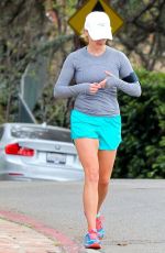 REESE WITHERSPOON Out Jogging in Brentwood 1204