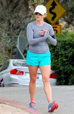 REESE WITHERSPOON Out Jogging in Brentwood 1204