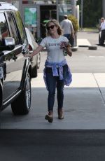 REESE WITHRSPOON at a Gas Station in Los Angeles