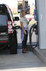 REESE WITHRSPOON at a Gas Station in Los Angeles