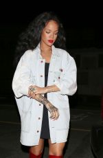 RIHANNA Arrives at Giorgio Baldi Restaurant in Santa Monica