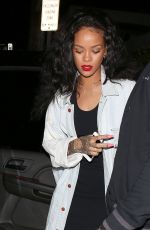 RIHANNA Arrives at Giorgio Baldi Restaurant in Santa Monica