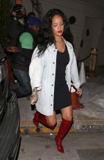 RIHANNA Arrives at Giorgio Baldi Restaurant in Santa Monica