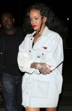 RIHANNA Arrives at Giorgio Baldi Restaurant in Santa Monica