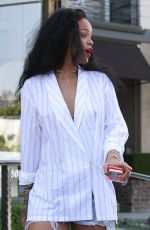 RIHANNA Shopping at Petit Tresor in Los Angeles