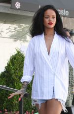 RIHANNA Shopping at Petit Tresor in Los Angeles