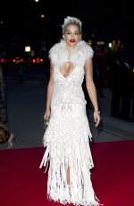 RITA ORA at Glamour of Italian Fashion Private Dinner in London