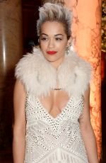 RITA ORA at Glamour of Italian Fashion Private Dinner in London