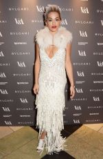 RITA ORA at Glamour of Italian Fashion Private Dinner in London