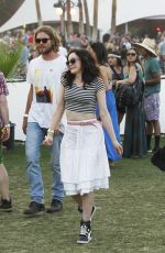 ROSE MCGOWAN at 2014 Coachella Festival