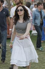 ROSE MCGOWAN at 2014 Coachella Festival