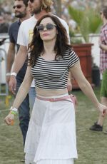 ROSE MCGOWAN at 2014 Coachella Festival
