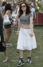 ROSE MCGOWAN at 2014 Coachella Festival