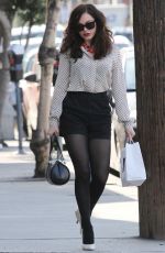 ROSE MCGOWAN Out and About in West Hollywood