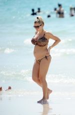 SAM and BILLIE FAIERS in Bikini at a Beach in Dubai