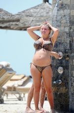 SAM and BILLIE FAIERS in Bikini at a Beach in Dubai