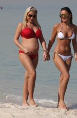 SAM and BILLIE FAIERS in Bikinis at a Beach in UAE