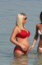 SAM and BILLIE FAIERS in Bikinis at a Beach in UAE
