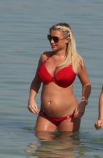 SAM and BILLIE FAIERS in Bikinis at a Beach in UAE
