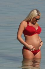 SAM and BILLIE FAIERS in Bikinis at a Beach in UAE
