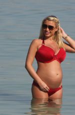 SAM and BILLIE FAIERS in Bikinis at a Beach in UAE