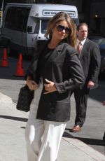 SARAH HYLAND Arrives at Late Show with David Letterman in New York