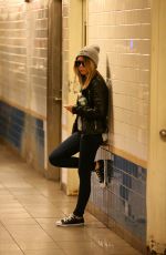 SARAH HYLAND at Subway in New York