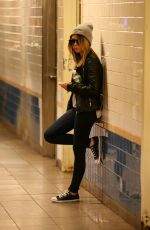 SARAH HYLAND at Subway in New York
