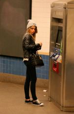SARAH HYLAND at Subway in New York