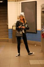 SARAH HYLAND at Subway in New York