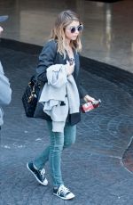 SARAH HYLAND Leaves Her Hotel in Los Angeles