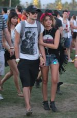 SARAH HYLAND Out and About in Coachella