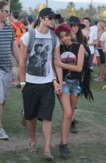 SARAH HYLAND Out and About in Coachella