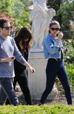 SELENA GOMEZ and Friends Out for Lunch in Calabasas