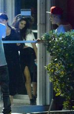 SELENA GOMEZ and Justin Bieber at the Hit Factory Studio in Miami