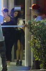 SELENA GOMEZ and Justin Bieber at the Hit Factory Studio in Miami