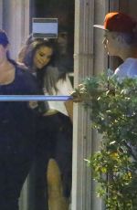 SELENA GOMEZ and Justin Bieber at the Hit Factory Studio in Miami