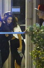 SELENA GOMEZ and Justin Bieber at the Hit Factory Studio in Miami