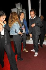 SELENA GOMEZ and Orlando Bloom Outside LA Forum
