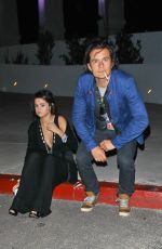 SELENA GOMEZ and Orlando Bloom Outside LA Forum