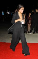 SELENA GOMEZ and Orlando Bloom Outside LA Forum