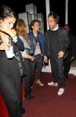SELENA GOMEZ and Orlando Bloom Outside LA Forum